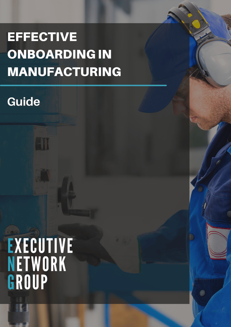 Effective Onboarding in Manufacturing